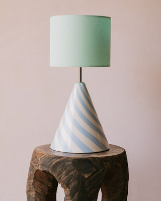 Caramella Ceramic Table Lamp, Ice Water