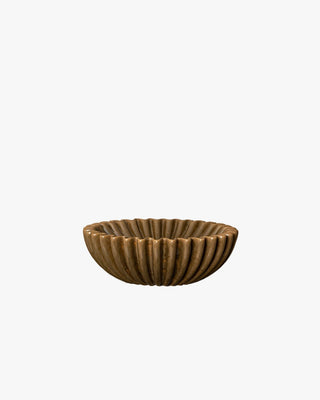 Lotuso Ceramic Bowl in Olive Green