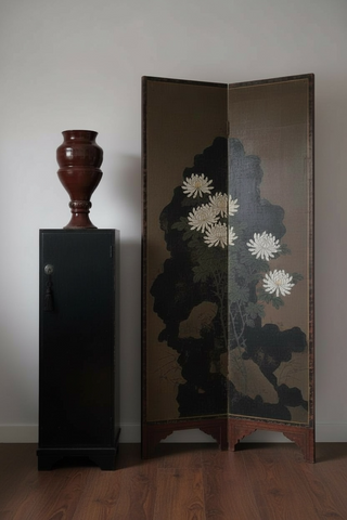 Vase, Série Grenat Foncé – I
