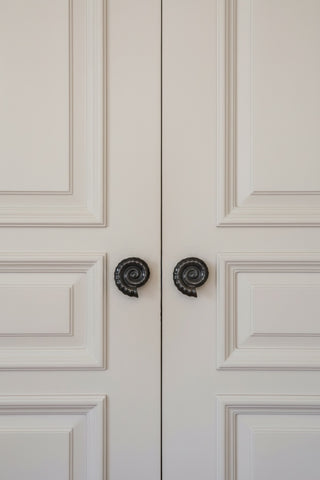 Coquillage, Bouton de porte en céramique