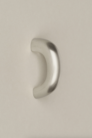 Poignée Burly, Nickel Satiné