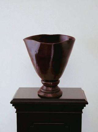 Grenat Foncé II, Vase en céramique