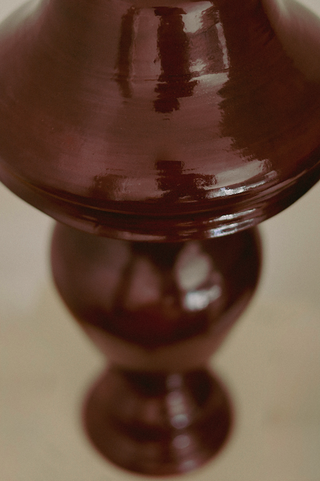 Grenat Foncé II, Lampe en céramique