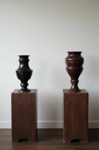 Vase, Série Grenat Foncé – I