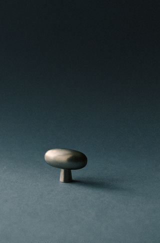 Blunt Furniture Knob, Satin Nickel