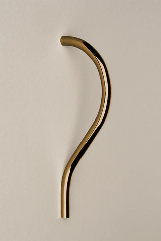 Doyen Door Handle, Polished Brass
