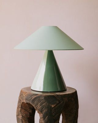 Caterina Ceramic Table Lamp, Celadon