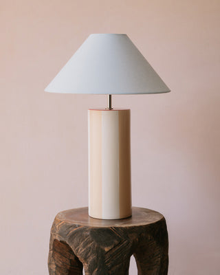 Ombrellina Ceramic Table Lamp, Nude