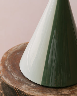 Caterina Ceramic Table Lamp, Forest Green