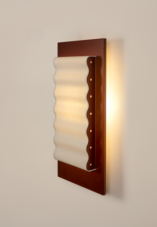 Applique Murale Frame L, Brun