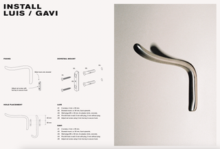 Gavi Hook, Satin Nickel