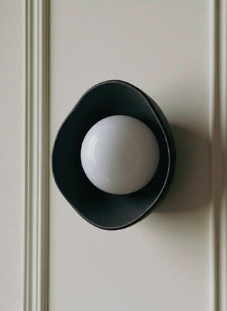Matte Orb, Ceramic Wall Light