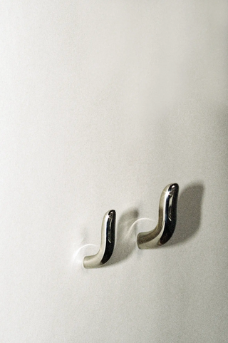 Iris Hook, Polished Nickel