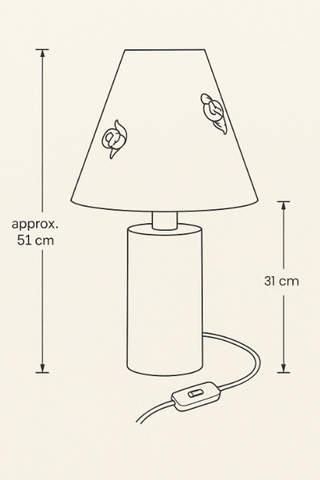 Kaia, Lampe en céramique