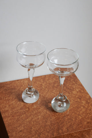 Eden Glass, Tall with Ring - Set of 2