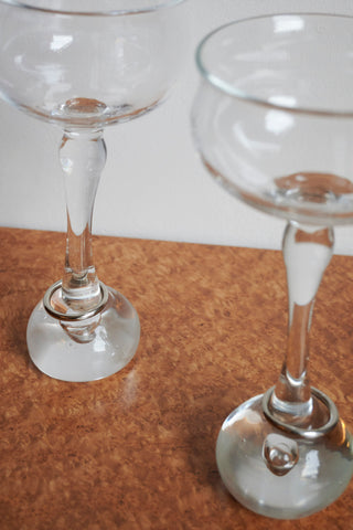 Eden Glass, Tall with Ring - Set of 2