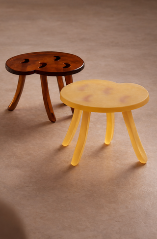 Table d'appoint Lung 2.0, Sable Mat