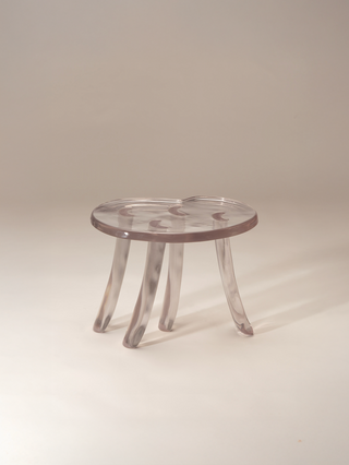 Table d'appoint Lung 2.0, Transparent
