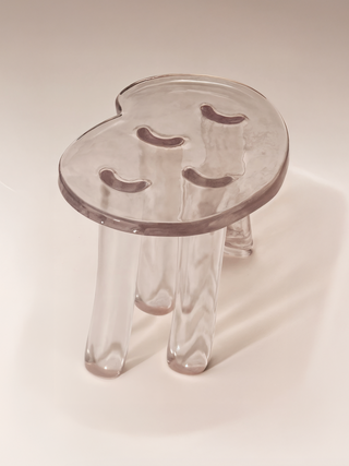 Table d'appoint Lung 2.0, Transparent