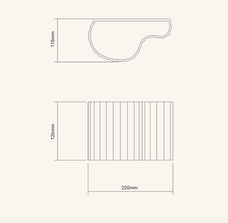 Rippo Ceramic Wall Light