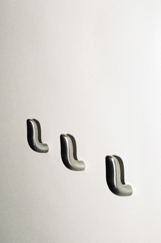 Noor Hook, Satin Nickel