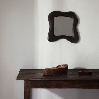 Minho Mirror, Black varnished chestnut