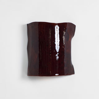 Papel Wall Light - Glossy Brown, Medium