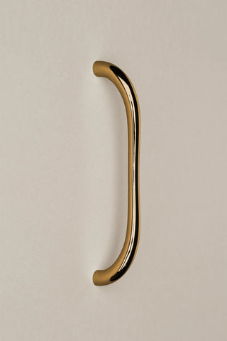 Suave Door Handle, Polished Brass