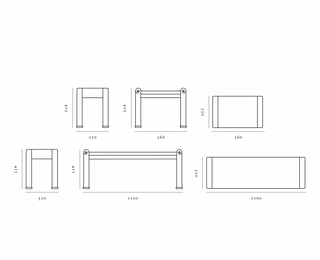 The Nautilus Stool, Lacquered