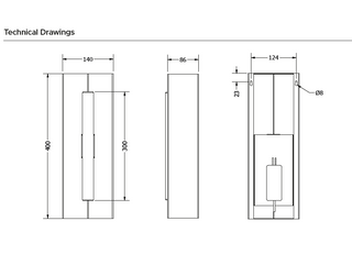Small Arrow Wall Light