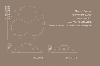 Suri Ceramic Pendant Light