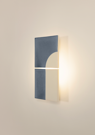 Door Ceramic Wall Light (B), Blue