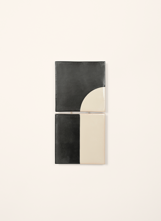 Door Ceramic Wall Light (N), Black