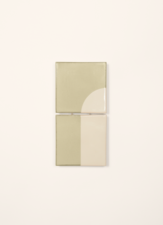 Door Ceramic Wall Light (V), Green