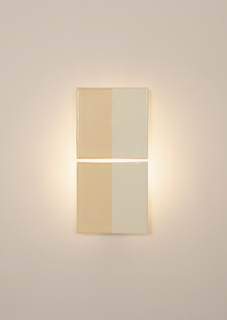 Applique Murale Line en Céramique (C), Beige