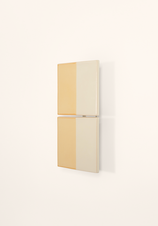 Applique Murale Line en Céramique (J), Jaune