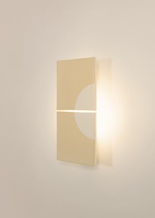 Moon Ceramic Wall Light (C), Beige