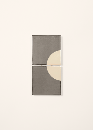 Moon Ceramic Wall Light (G), Grey