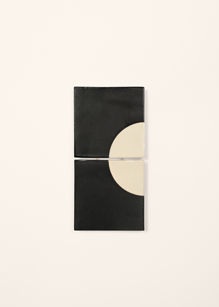 Moon Ceramic Wall Light (N), Black