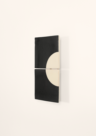 Moon Ceramic Wall Light (N), Black