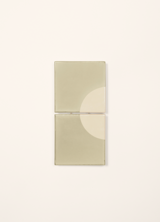 Moon Ceramic Wall Light (V), Green