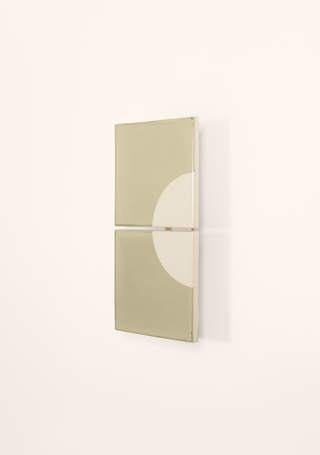 Moon Ceramic Wall Light (V), Green