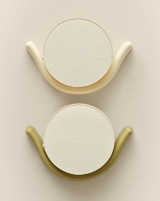 Libra Ceramic Wall Light, Linen