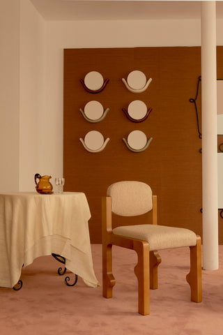 Libra Ceramic Wall Light, Almond Green