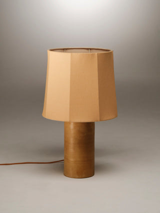 Lampe de Table Sonora en Terracotta, Lin Sable