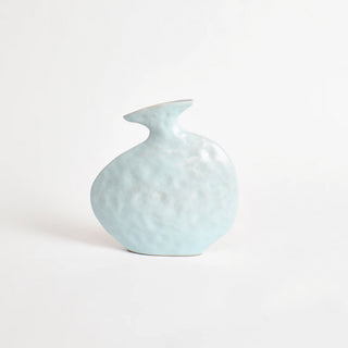 Flat Vase, Baby Blue