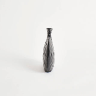 Flat Vase, Black