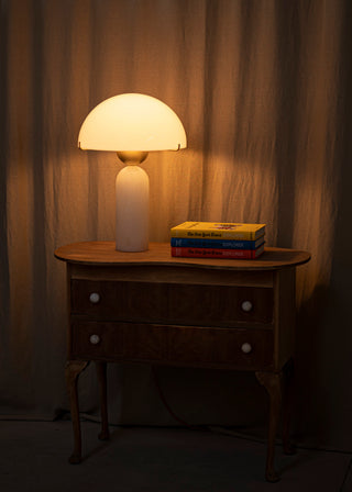 Lampe de Table Peono en Albâtre