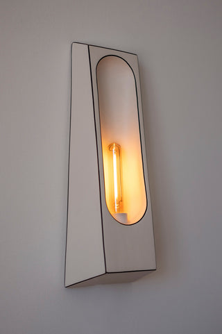 Alcove Ceramic Wall Light, Facette