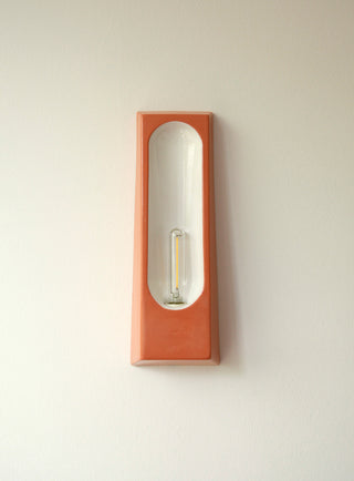 Alcove Ceramic Wall Light, Terra Branco